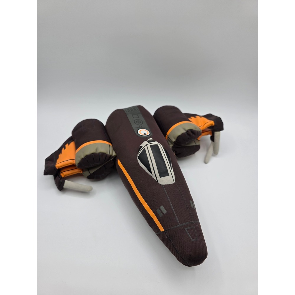 Star Wars Poe Dameron X-Wing Fighter Plush Black Orange Comic Images BB-8 Toy/VV